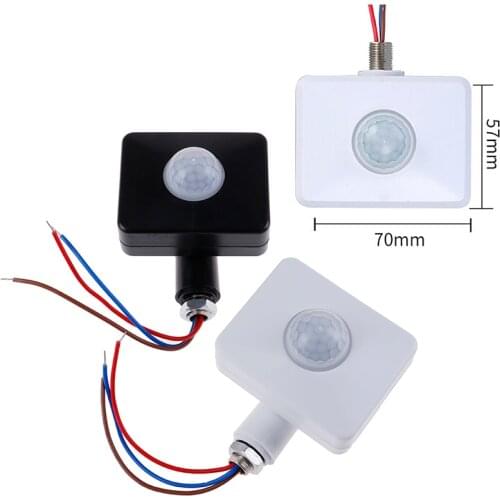 Motion Sensor 12V Automatic Infrared AC 110V 220V PIR Motion Switch Detector DC 12 Volt Lamp Light Outdoor Timer Sensor Switch