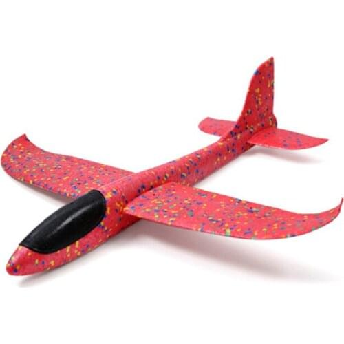 Kids Hand Throw Aircraft 48cm Foam Aeroplane Model Toy Outdoor Flaying Glider Children Airplane Resistant Breakout Plane NTY0003