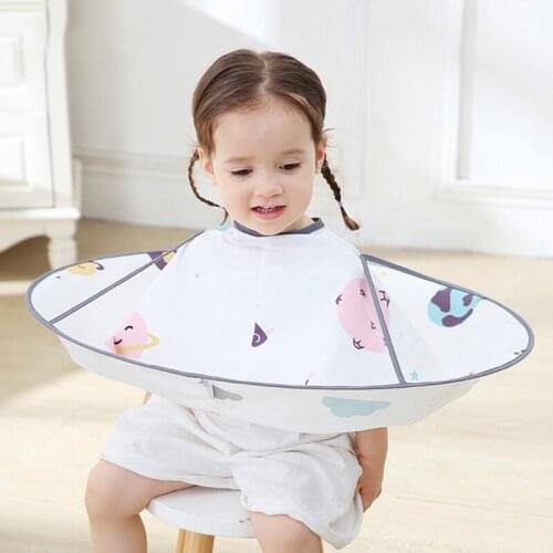 Kids Children Hair Cutting Cape Haircut Gown Cloth Hairdresser Apron Cloak Cloth 97BC