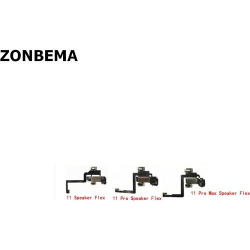 ZONBEMA Light Sensor Flex Cable Ribbon For iPhone 11 11Pro 11ProMAX PRO MAX With Ear Speaker Replacement Receiver Earphone Parts