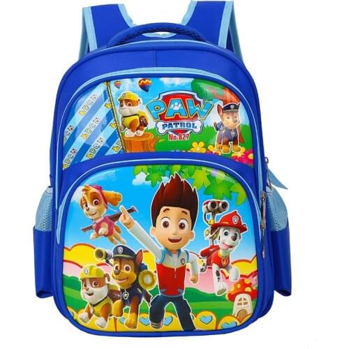 2021 NEW Paw Patrol Cartoon Backpack for Baby Boys Girls Children Lovely Schoolbag Kindergarten Schoolbag Kids Birthday Gift