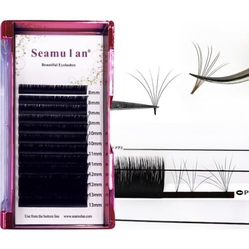 Easy Fanning Auto-Fans Eyelash Extension Soft Easy Fan Lashes Volume Lash Extension Premium Natural Individual Lashes Mink