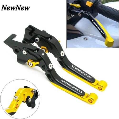 Motorcycle CNC Handle Grip Adjustable Extendable Folding Brake Clutch Levers For Honda CB600F CB600 F Hornet CB 600F 2007-2013