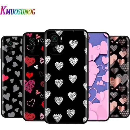 Silicone Cover Animal Cute Love Heart For Xiaomi Redmi Note 10 10S 9T 9S 9 8T 8 7 7S 6 5A 5 4 4X 5G Pro Max Phone Case