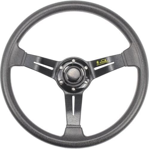 SANJODS Sports Steering Wheel Golf Modified Racing Steering Wheel 14 Inch 320mm Aluminum Moving Rudder