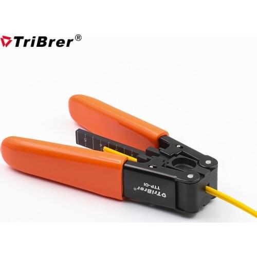 TriBrer TTP-01 Leather cable stripper pliers fiber stripping fiber optic cold picking tool for 2mm/3mm Indoor fiber