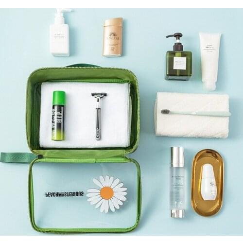 Outdoor ladies cosmetic box pvc cute cosmetic bag beauty storage bag travel bag cosmetic bag portable female storage makeup box