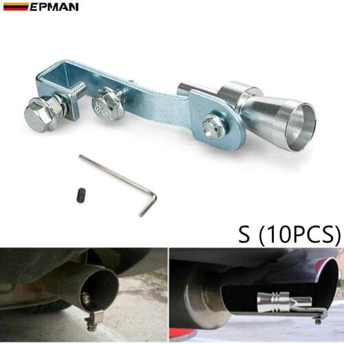 Universal Turbo Sound Whistle Muffler Exhaust Pipe Blow off Vale BOV Simulator Whistler Size S 10PCS/LOT EP-W000 (10PC)