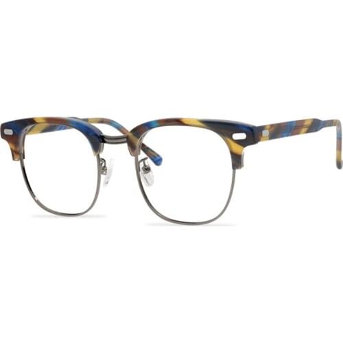 Vintage Punk Design Glasses Frame Unisex Acetate Progressive Multi-focal Lens Optical Eyewear See Near Far Reading Eyeglasses