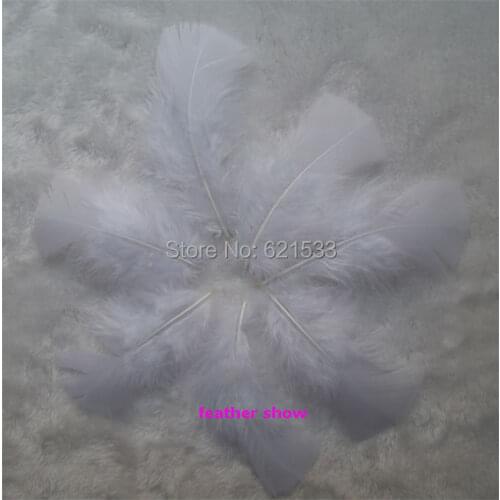 100pcs/lot!8-15cm- Turkey feathers- White Turkey T-Base Plumage Feathers for crafts,jewelry making