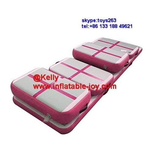 5pcs per lot professional inflatable gymnastic air mattress, durable inflatable air tumble track for sale, air mat for gymnastic