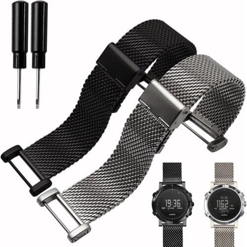 Watch accessories WATCHBANDS, High quality stainless steel strap applicable SUUNTO CORE series