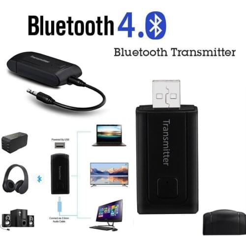 Bluetooth 4.0 Transmitter BT450 Bluetooth adapter Wireless Bluetooth Transmitter Stereo Audio Music Adapter For TV Phone PC Y1X2