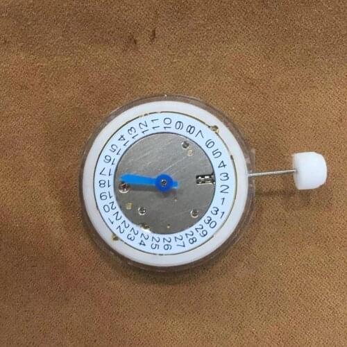 Watch movement accessories Shanghai ST10 movement three pin single calendar white movement