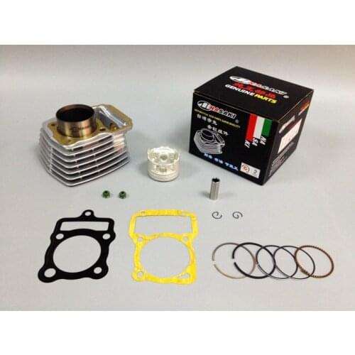 NASAKI CG125 motor parts sleeve cylinder assembly suitable for Honda cg125 Euro III /II cylinder piston ring gasket oil seal