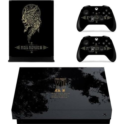 Final Fantasy Game Full Cover Skin Console & Controller Decal Stickers for Xbox One X Skin Stickers Vinyl