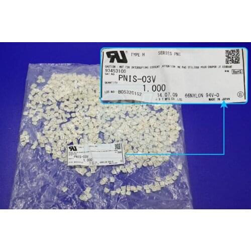 PNIS-03V JST Connectors terminals housing 100% new and original parts