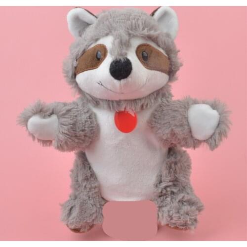 Toys Animal Plush Toys Hand Puppets Cute Pandas Raccoon Hand Puppets ChildrenS Gifts Popular Toys Fingers