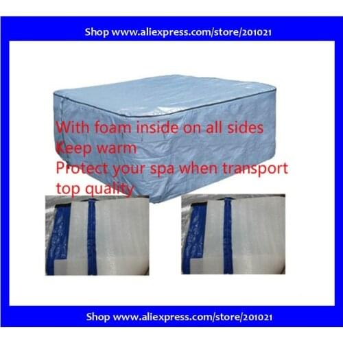 Best quality Spa thermal Cover bag with foam inisde fit Size not more than 244 x 244 x 90cm