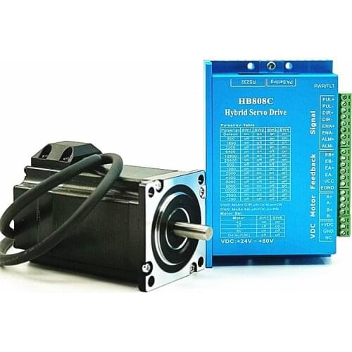 Nema 23 2.2N.m Closed Loop Stepper Motor kits 2.0 Nm 285Oz-in Nema23 stepper motor and drivers / 57 servo motor kits for CNC