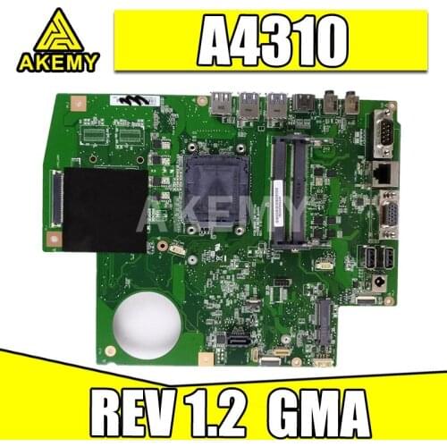 New Akemy A4310 Mainboard FOR Asus A4310 all-in-one motherboard desktop mainboard REV 1.2 GMA 100% Test OK