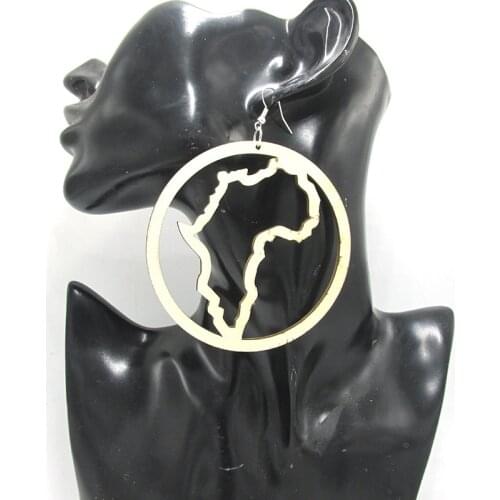 Newest Wood African Earrings