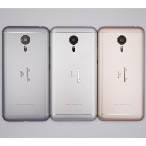 BaanSam New Battery Door Back Cover Housing Case For MEIZU MX5 5.5 Inch With Camera Lens+Power Volume Buttons