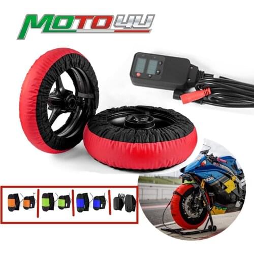 Racing Tire Warmer Standard Motorcycle Front 120-17 Rear 200-17 Motorbike Tyre Warmer 120/200 Digital Controllable heating