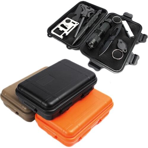 EDC Outdoor Survival Waterproof Equipment Sealed Box Dustproof Pressure-Proof