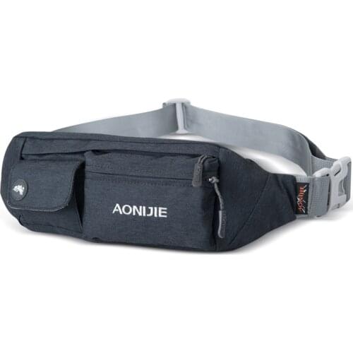 AONIJIE Unisex Running Waist Bag Waterproof Travel Handy Hiking Sport Waist Pack Gym Marathon Phone Wallet Running Hip Bag