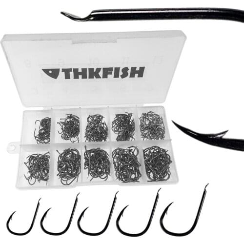 500pcs Carp Fishing Hooks Freshwater Saltwater High Carbon Steel Fishing Hook nonporous non eye Fishing Hooks#3-#12 Black Gold