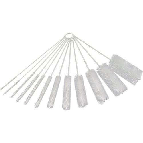 Household Bottle Brushes Pipe Bong Cleaner Glass Tube Cleaning Brush Set Of 12 Hanging Household Floor Cleaning 12pcs/set