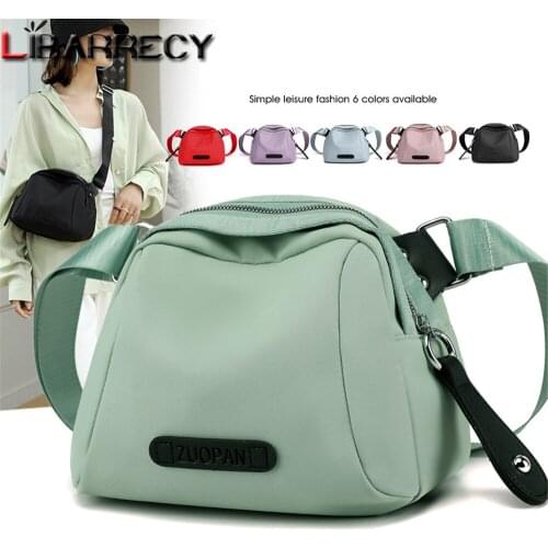 2021 New Ladies Shell Bag Solid Color Designer Womens Shoulder Bag High Quality Nylon Women Messenger Bags Bolsos De Mujer Sac