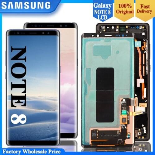 New 6.3" NOTE 8 Original SUPER AMOLED Display For SAMSUNG Galaxy NOTE8 LCD N950 N950F Display Touch Screen Replacement Parts
