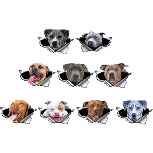 1pc Reflective Car Stickers Waterproof Styling Sticker Lovely Pet Dog Decals Motorcycle Cover Scratch