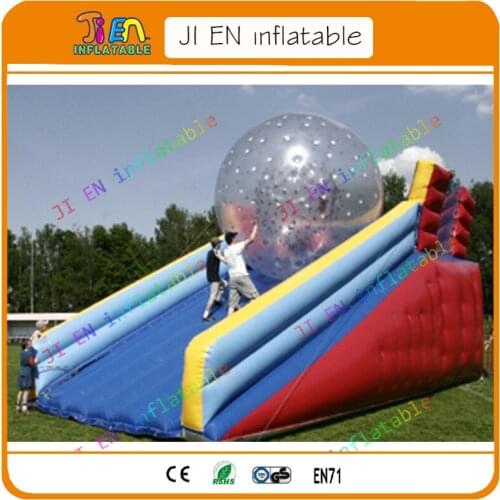 Free shipping huam hamster ball with luminous design / factory direct sell inflatable zorbing ground balls