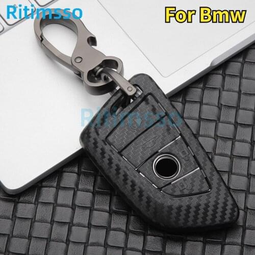 Carbon fiber Car Key Case Cover Shell Protector for BMW X1 X3 X4 X5 F15 X6 F16 7 Series G11 F48 F39 520 525 f30 118i 218i 320i