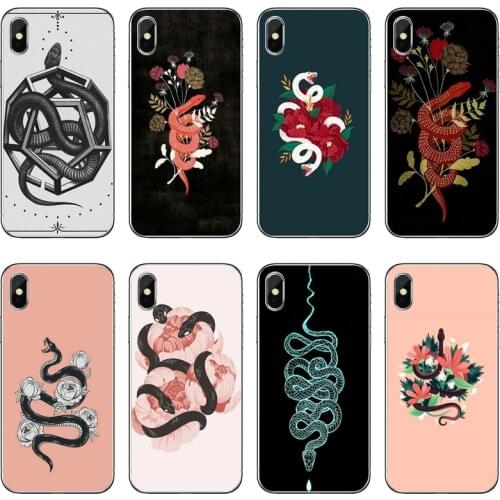 Fashion Brand Flower Snake Soft Cover Case For Huawei Mate 20 30 lite Honor 20 10i 9X 10 Lite 8S 8C 8X 7C 7X 7A Pro 6A 6X