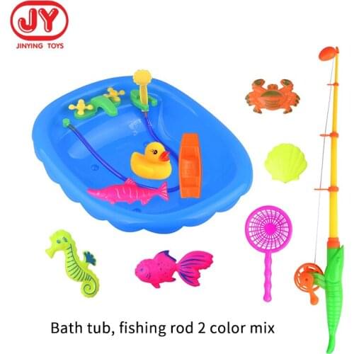 Kids Fishing Toys Magnet Fish Play Board Game Set Magnetic Outdoor Sports Educational Toy for Children Christmas girl gift