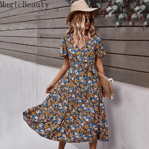 GLIRUIS Summer Short Sleeve Dresses