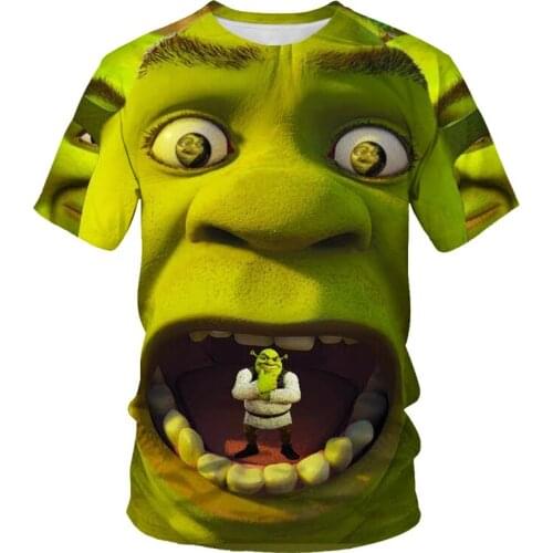 Customized parent-child t-shirt hip-hop shirt 3d mens and womens clothing soft texture short-sleeved mens O-neck t shirt