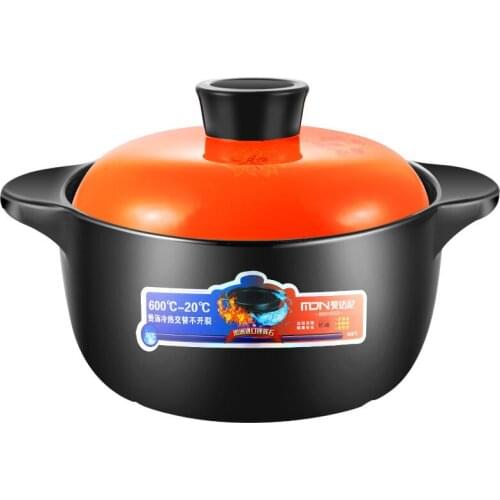 Casserole Earthenware Soup Pot Soup Casserole Ceramic Open Flame Household Gas Clay Pot