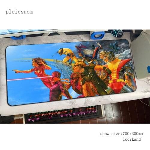 X-Men mouse pad gel gaming mousepad anime 900x400x4mm office notbook desk mat present padmouse games pc gamer mats