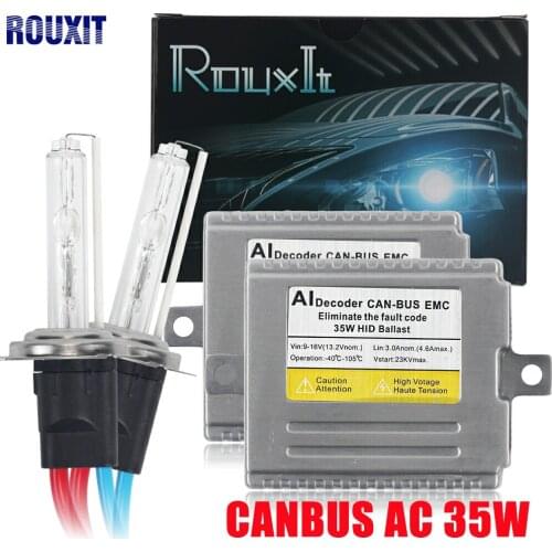 Xenon H7 Canbus Error Free AC HID Conversion Kit EMC Ballast Headlights Fog lights 12V H1 H3 9005 HB3 9006 D2S HB4 H11 35w