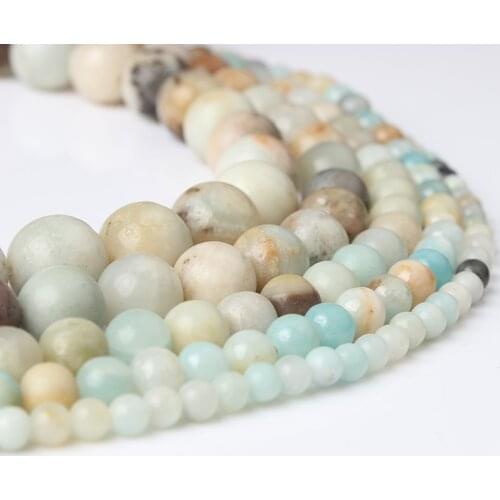 LanLi Fashion natural Jewelry multi-color tianhe stones beads suitable for men and women to make bracelet necklaces