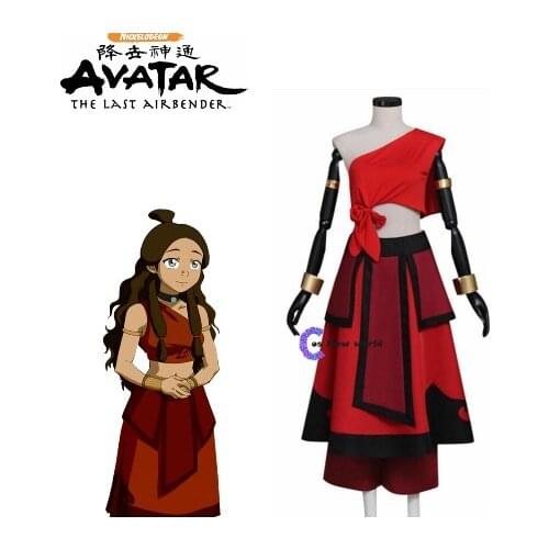 2020 New Avatar The Last Airbender Katara Cosplay Costume adult female outfit custom made Halloween costume
