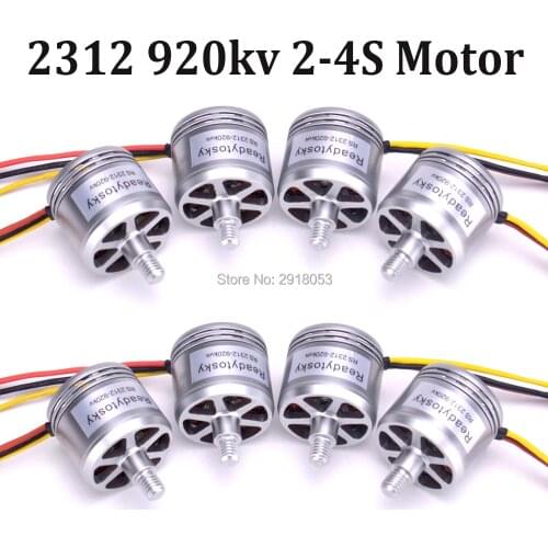 New 2312 920KV KV920 CW CCW Brushless Motor 2-4s Support 9450 Propeller for F450 F550 S500 RC FPV Quadcopter Multicopter