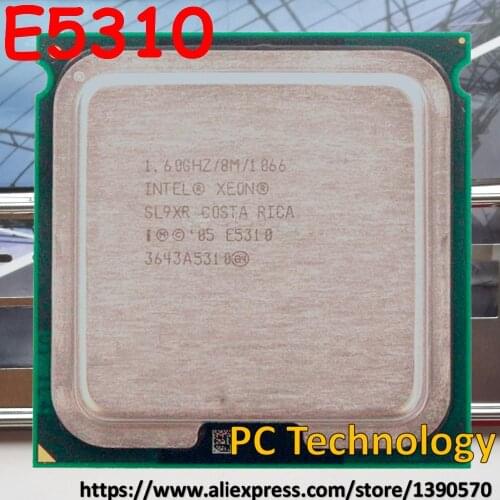 Original Intel Xeon E5310 processor 1.6GHz 8MB 1066 LGA771 Quad-Core CPU Free shipping (ship out within 1 day)