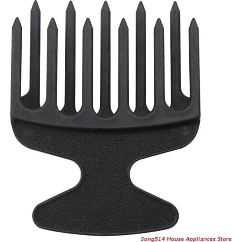 Plastic Wide Big Tooth Afro Hair Pick Comb Detangle Wig Braid Hairbrush Oil Head Fork Hairdressing Styling Modeling Beauty