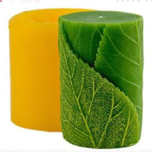 Leaves Silicone molds leaves soap mold leaf silicone soap candle molds leaf silica gel die 3D Aroma stone moulds 3d candle mould